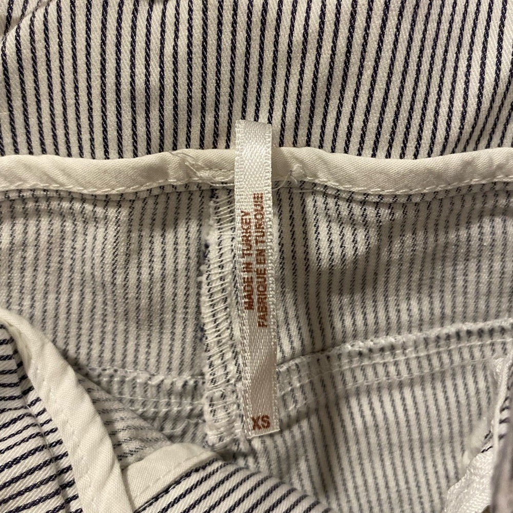 Free People Striped Elastic Pants Size XS - Picture 5 of 8